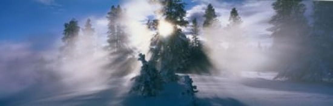 West Thumb Geyser Basin Yellowstone National Park WY Canvas Art - Panoramic Images (18 x 6)