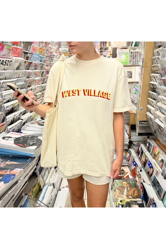 West Village Graphic Tee, Retro New York City Shirt, Nyc Lover Gift, Hipster Y2K Streetwear, Nyc Apparel, The Big Apple Shirt