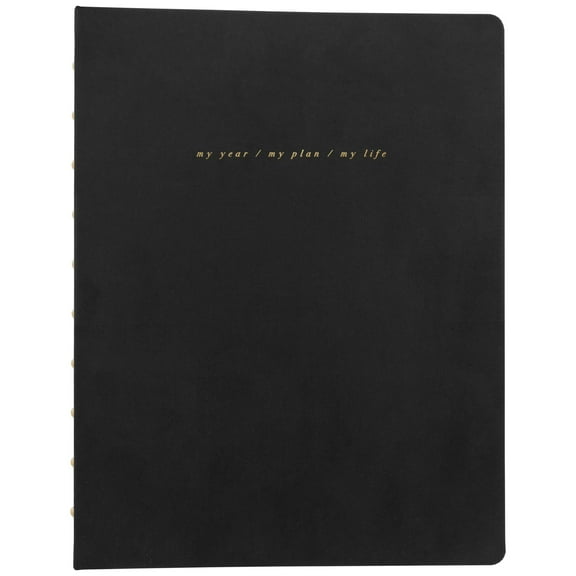 West Village by Mead Undated Personal and Professional Disc Planner Black Large