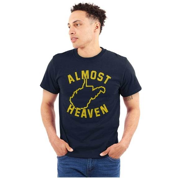 West Virginia Almost Heaven Vacation Plus Size Crewneck Graphic Tee Shirt Brisco Brands 4X