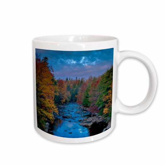 3drose, West Virginia, Blackwater Falls State Park. Forest and Stream., 11oz Mug
