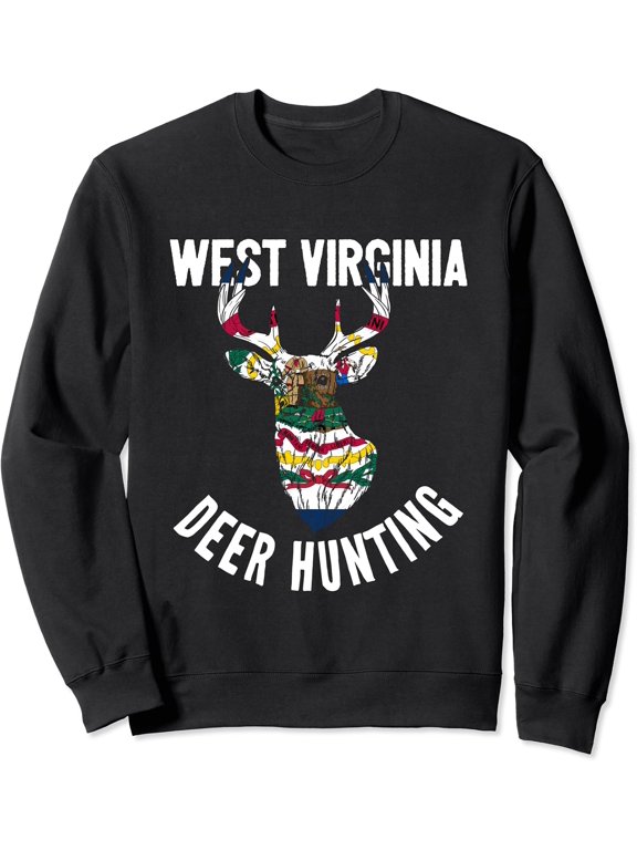 West Virginia Deer Hunting Buck Stag Hunter Sweatshirt