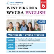 West Virginia General Summative Assessment Test Prep Grade 6 English Language Arts Literacy ELA Practice Workbook and, Paperback
