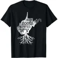 thumbnail image 1 of West Virginia Home Roots State Map T-Shirt, 1 of 2