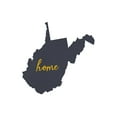 thumbnail image 1 of West Virginia, Home State, Gray on White (9x12 Wall Art Print, Home Decor), 1 of 3