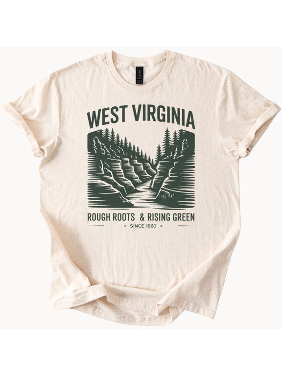 West Virginia Mountain River Forest T-Shirt