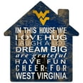 thumbnail image 1 of West Virginia Mountaineers 12'' Team House Sign, 1 of 1
