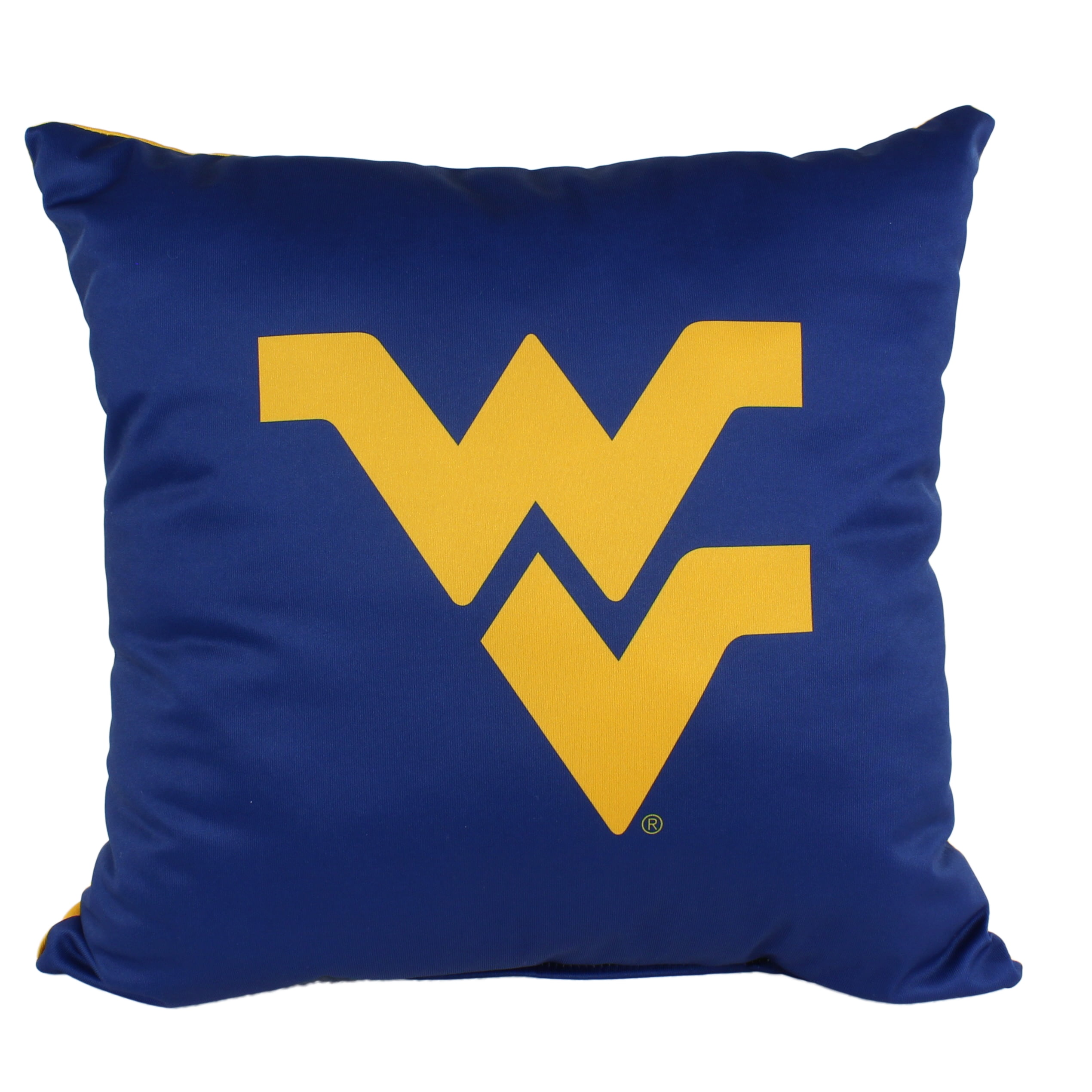West Virginia Mountaineers 16 inch Reversible Decorative Pillow