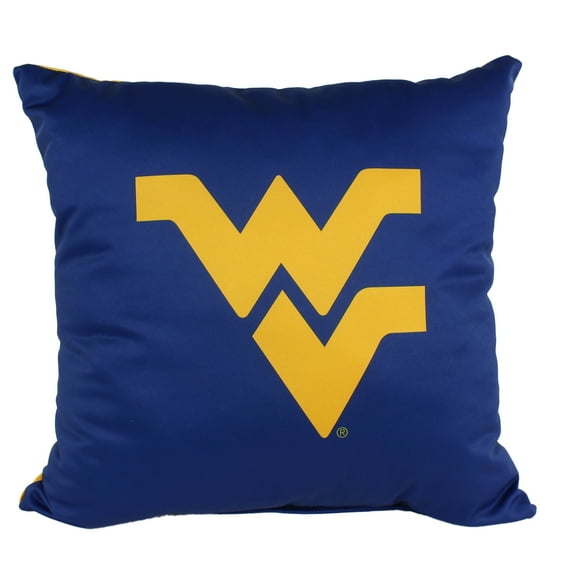 West Virginia Mountaineers 16 inch Reversible Decorative Pillow