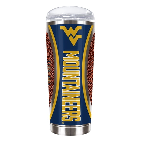 West Virginia Mountaineers 18oz. Roadie Game Ball Tumbler