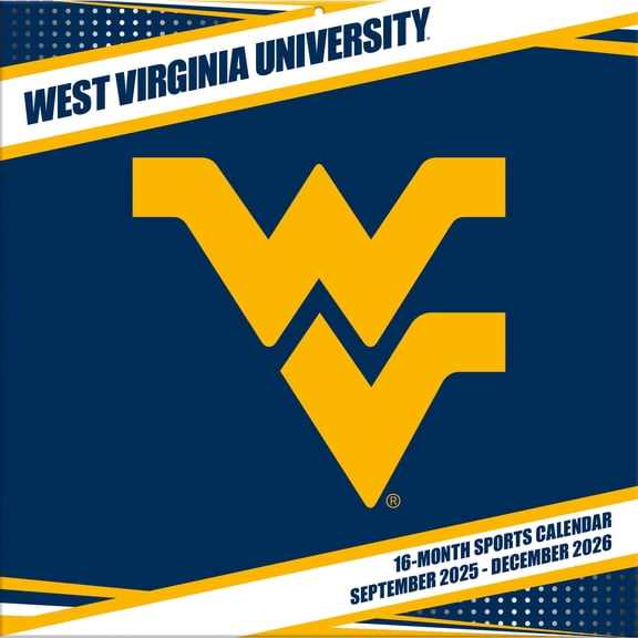 West Virginia Mountaineers 2026 16M Turner Wall Calendar - Pf