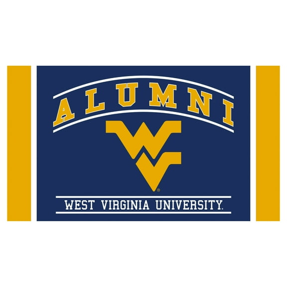 West Virginia Mountaineers 28" x 16" Alumni Turf Door Mat