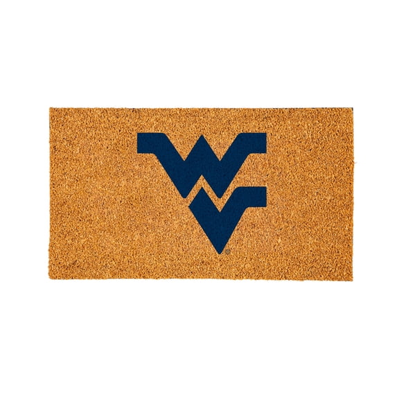 West Virginia Mountaineers 28" x 16" Logo Turf Mat