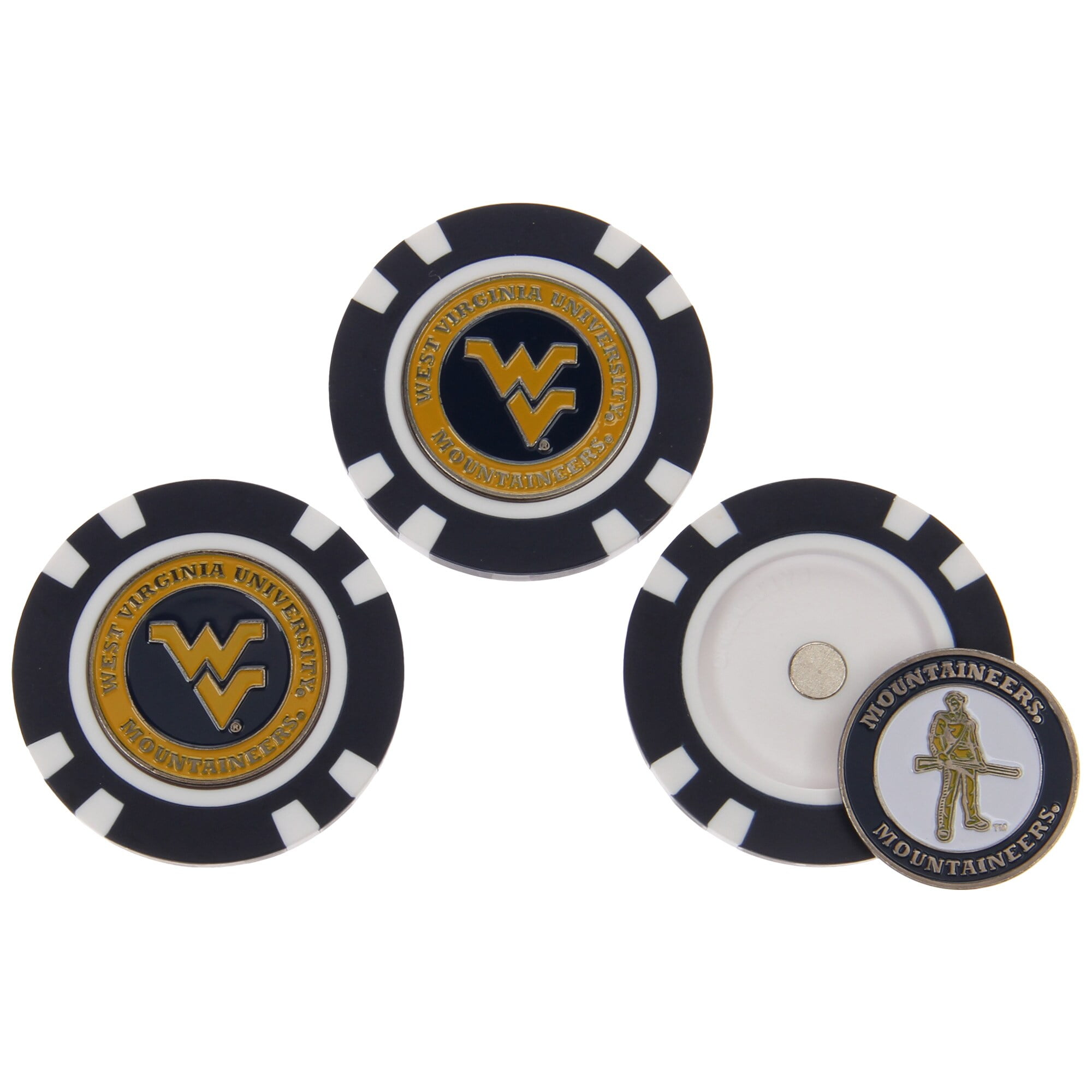 West Virginia Mountaineers Golfball Marker – Brandneu Für Echte Fans