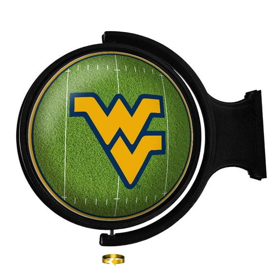 West Virginia Mountaineers Football 21'' x 23'' Rotating Lighted Wall Sign