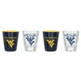 thumbnail image 1 of West Virginia Mountaineers Four-Pack Shot Glass Set, 1 of 2