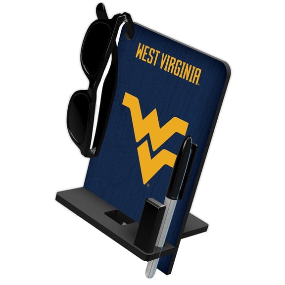 West Virginia Mountaineers Four in One Desktop Phone Stand