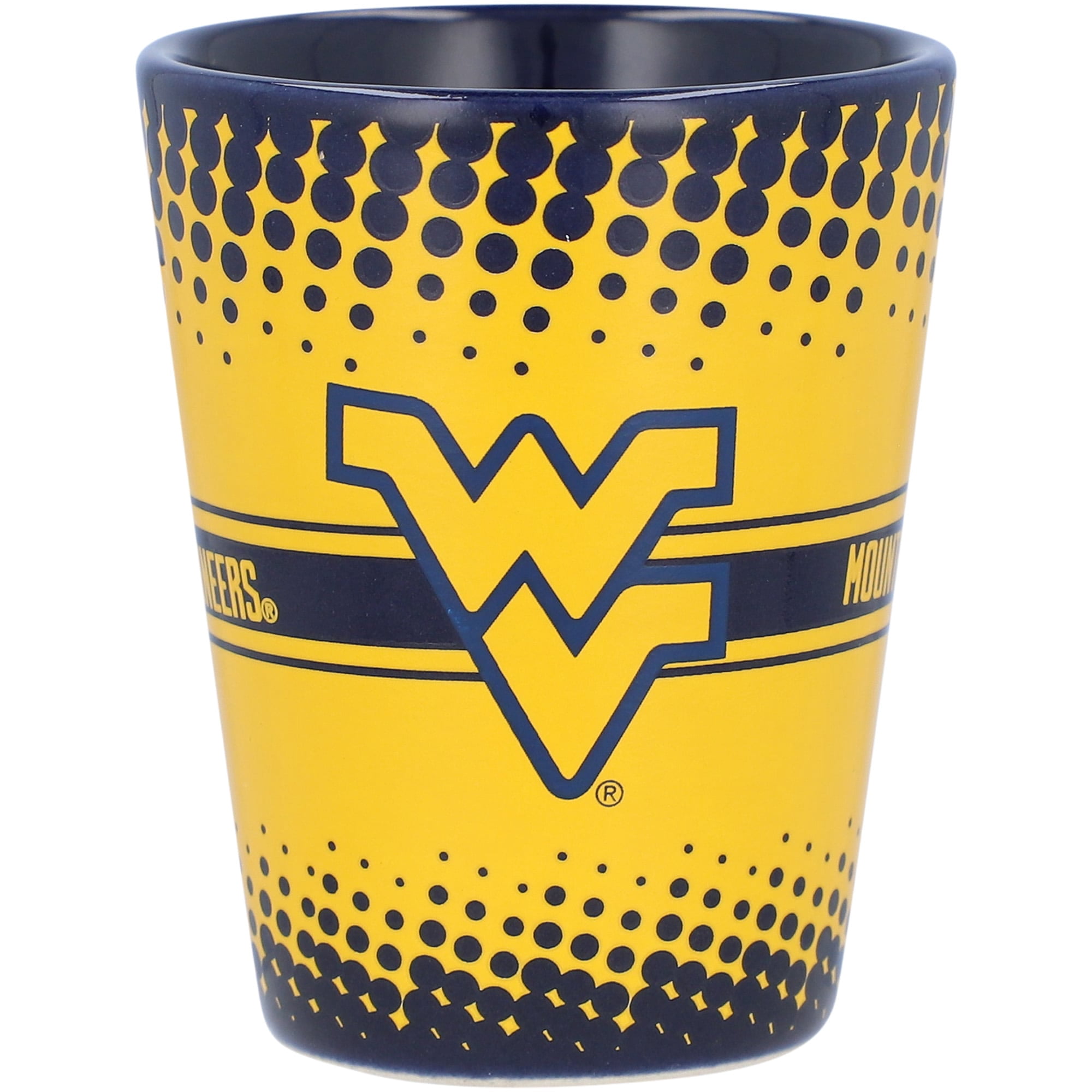 West Virginia Mountaineers Full Wrap Collectible Glass - Walmart.com