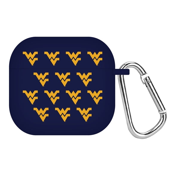 West Virginia Mountaineers HD Case Cover Compatible with Apple Airpods Gen 4 (Repeating) by Affinity Bands