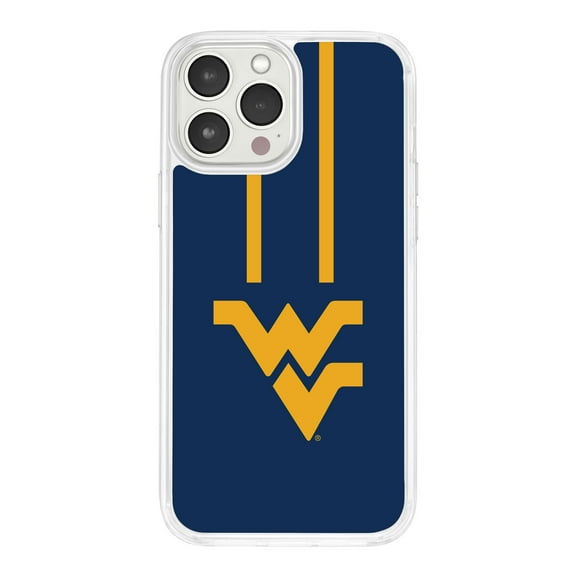 West Virginia Mountaineers HD Phone Case Compatible with MagSafe Apple iPhone 16 (Stripe) by Affinity Bands