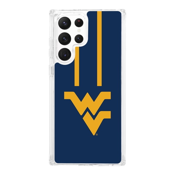 West Virginia Mountaineers HD Phone Case Compatible with MagSafe Samsung Galaxy S21 Ultra (Stripe) by Affinity Bands