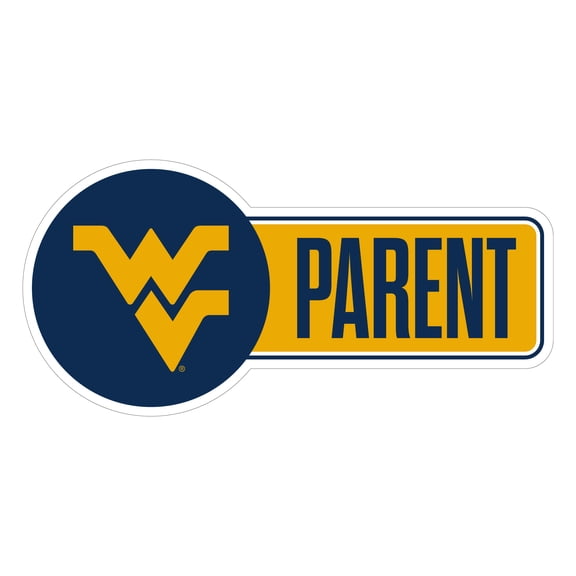 West Virginia Mountaineers Proud Parent Die Cut Decal Officially Licensed Collegiate Product (5-Inches Wide)