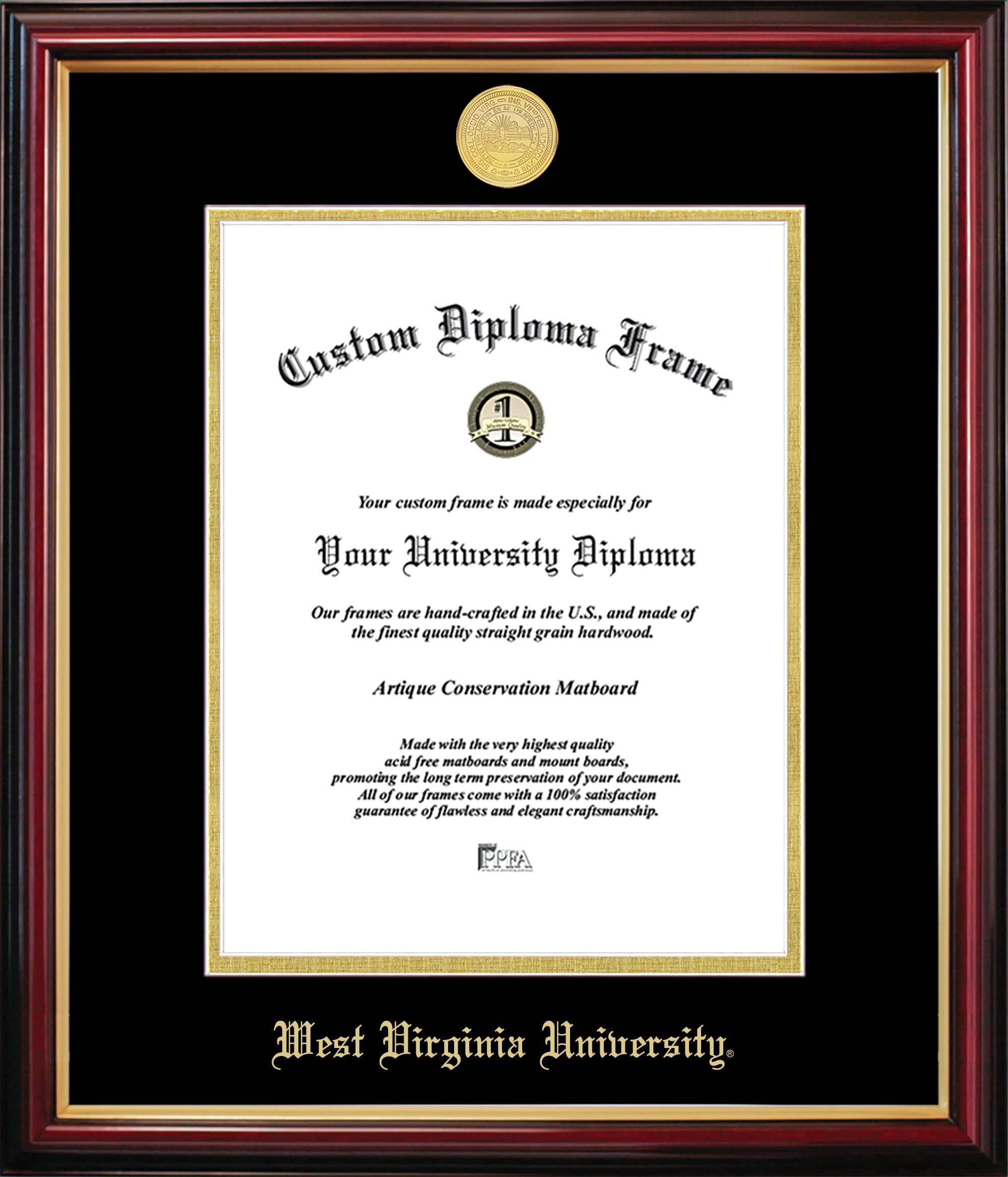 West Virginia Petite Diploma Frame