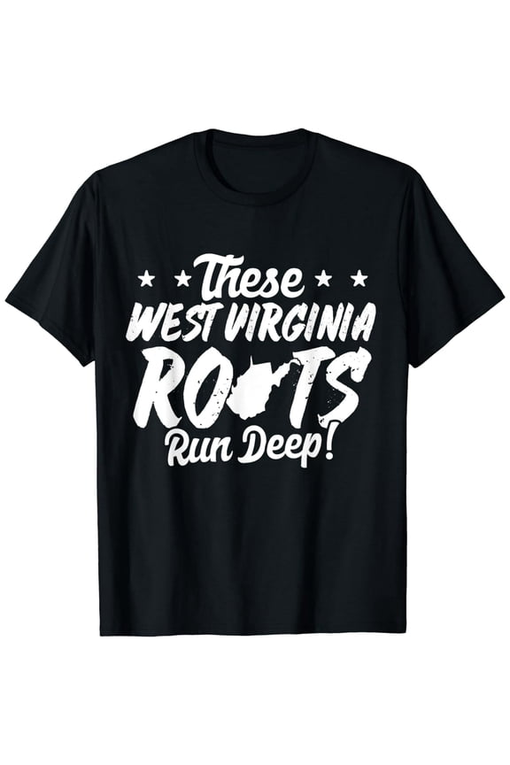 West Virginia Proud WV Home State Text Only T-Shirt