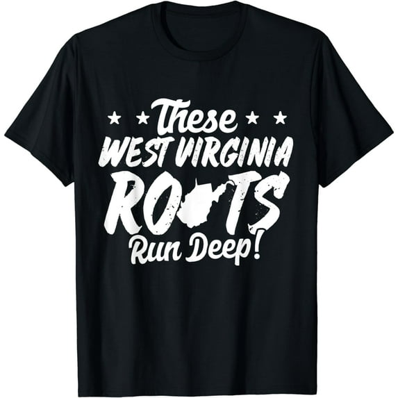 West Virginia Proud WV Home State Text Only T-Shirt