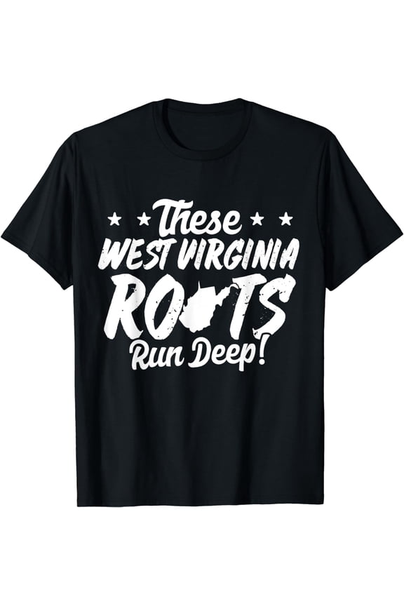 West Virginia Proud WV Home State Text Only T-Shirt