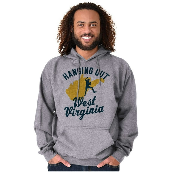 West Virginia Rock Climbing Vacation Hoodie Sweatshirt Women Men Brisco Brands L