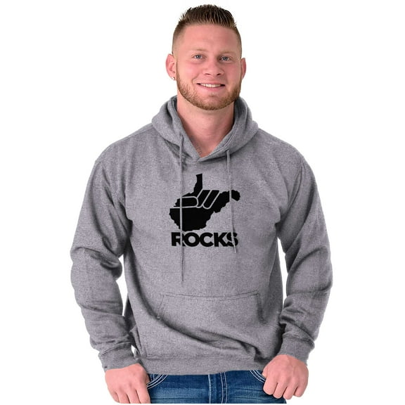 West Virginia Rocks Travel Souvenir Hoodie Sweatshirt Women Men Brisco Brands S