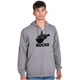 thumbnail image 1 of West Virginia Rocks Travel Souvenir Unisex Fleece Graphic Zip Up Hoodie Brisco Brands 2X, 1 of 5