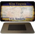 thumbnail image 1 of West Virginia Rusty Blank Novelty Magnet M-8165 3.5" x 2" Magnet (M), 1 of 1