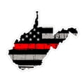 thumbnail image 1 of West Virginia State (C48) Thin Red Line Vinyl Decal Sticker Car/Truck Laptop/Netbook Window, 1 of 1