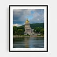 thumbnail image 1 of West Virginia State Capitol, Charleston 01 - Charleston West Virginia Photography Architecture Scenic Travel Poster Landscape Summer Black Framed Wall Art Print 12 x 16 inches, 1 of 4