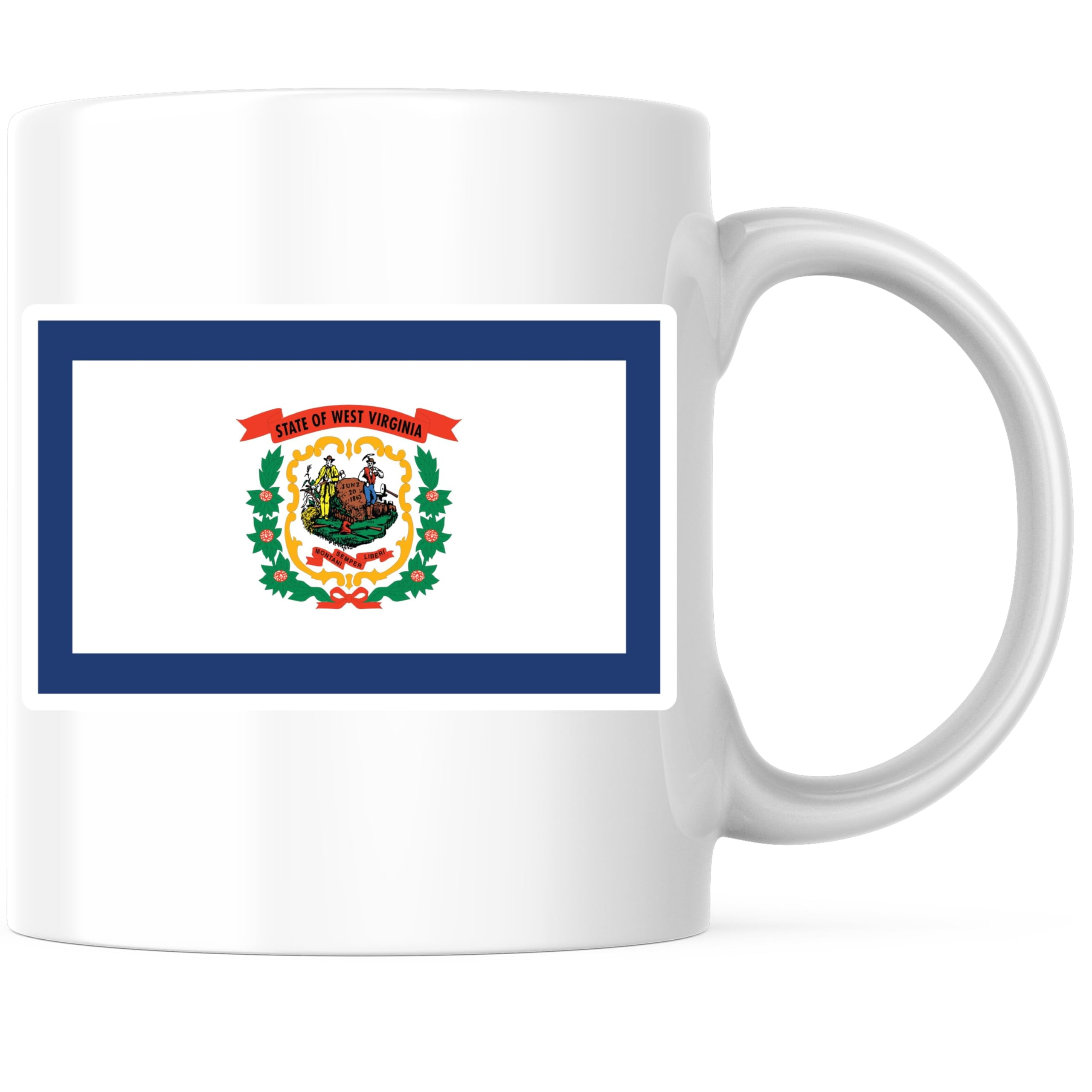 West Virginia State Flag Coffee Mug WV State Flag Mug Choose from