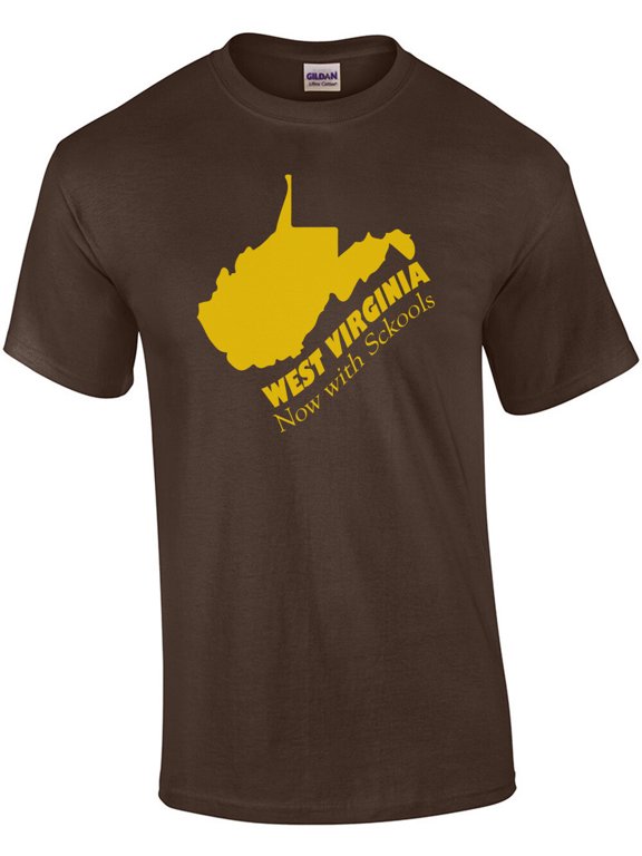West Virginia State Joke Graphic T-Shirt