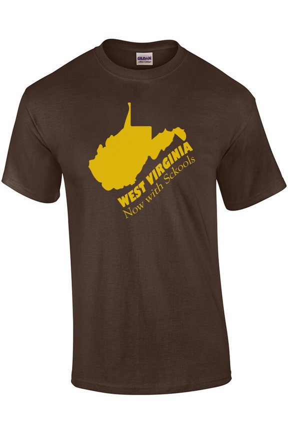 West Virginia State Joke Graphic T-Shirt