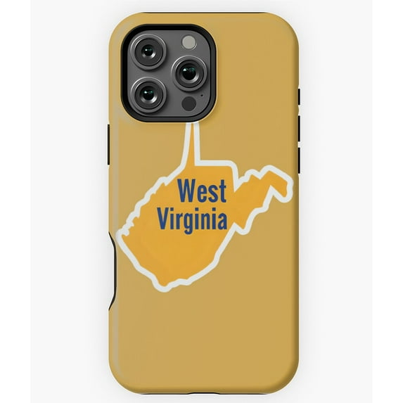 West Virginia State Pride WV Logo Phone Case for iPhone 16 15 14 13 12 11 Pro Max