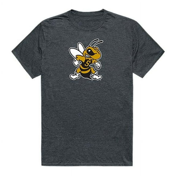 West Virginia State University Men Cinder T-Shirt, Heather Charcoal - 2XL
