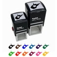 thumbnail image 1 of West Virginia State with Heart Self-Inking Rubber Stamp Ink Stamper - Purple Ink - Small 1 Inch, 1 of 7