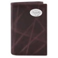 thumbnail image 1 of West Virginia Trifold Wrinkle Leather Wallet, 1 of 1