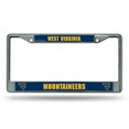 thumbnail image 1 of West Virginia UWV Mountaineers NCAA Chrome Metal License Plate Frame, 1 of 5