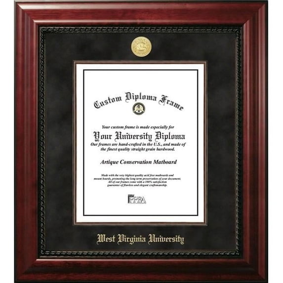 West Virginia University 11w x 14h Executive Diploma Frame