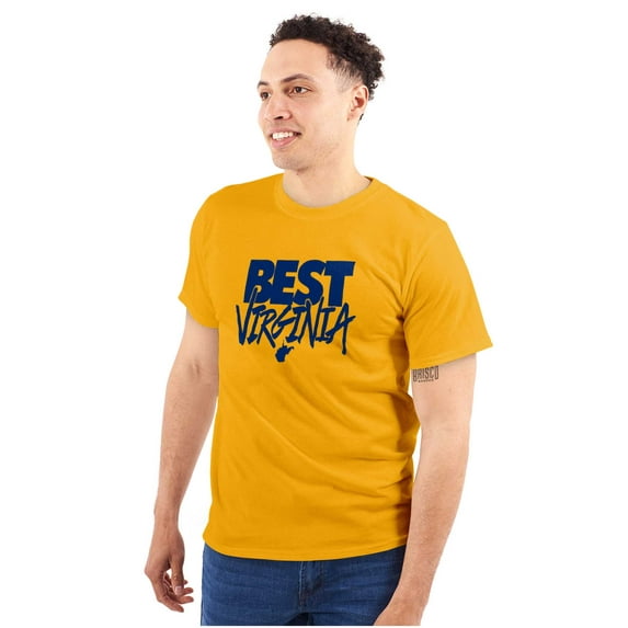 West Virginia is the Best Funny State Plus Size Crewneck Graphic Tee Shirt Brisco Brands 2X