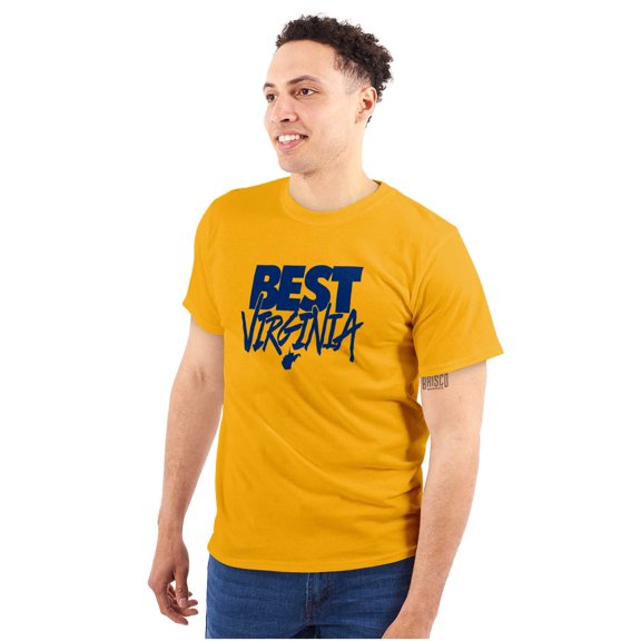 West Virginia is the Best Funny State Plus Size Crewneck Graphic Tee Shirt Brisco Brands 5X