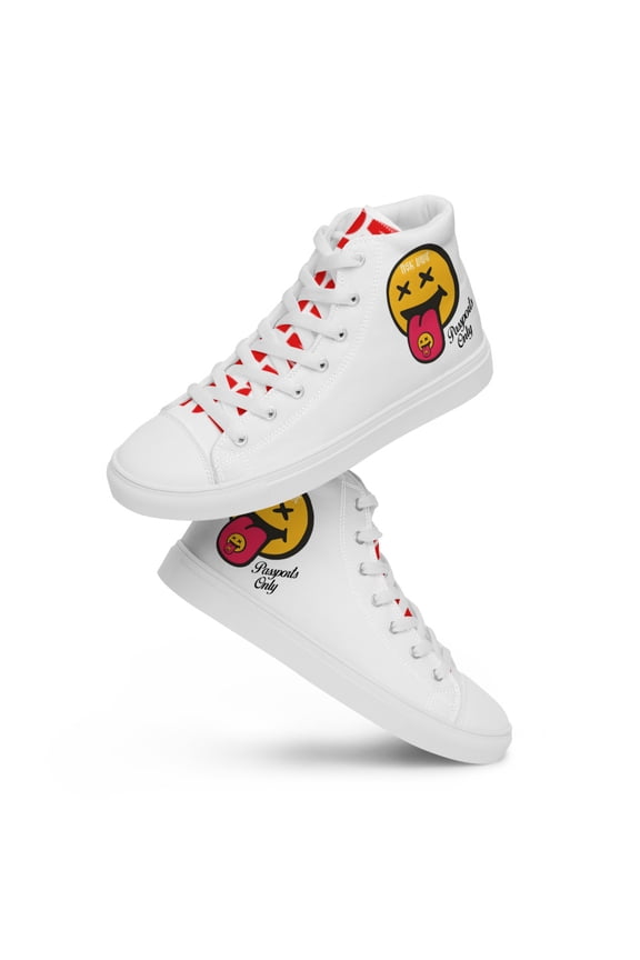 West West "Dont Trips" High Top Canvas Shoes (8)
