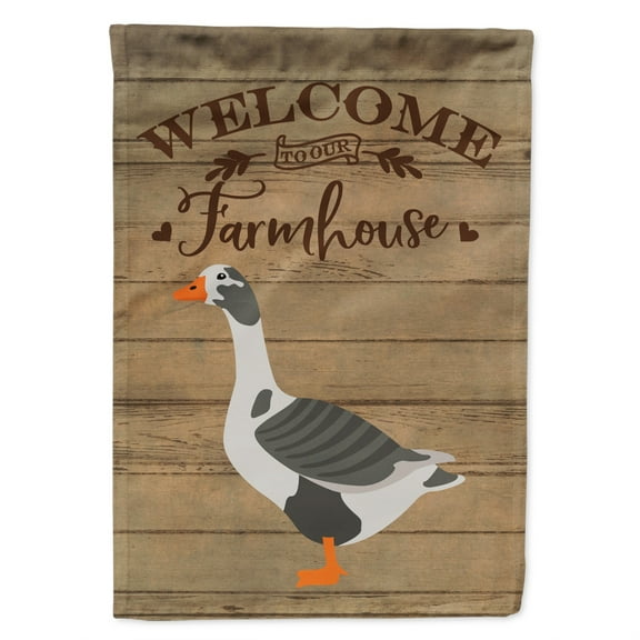 Caroline's Treasures CK6839GF West of England Goose Welcome Flag Garden Size , Small, multicolor