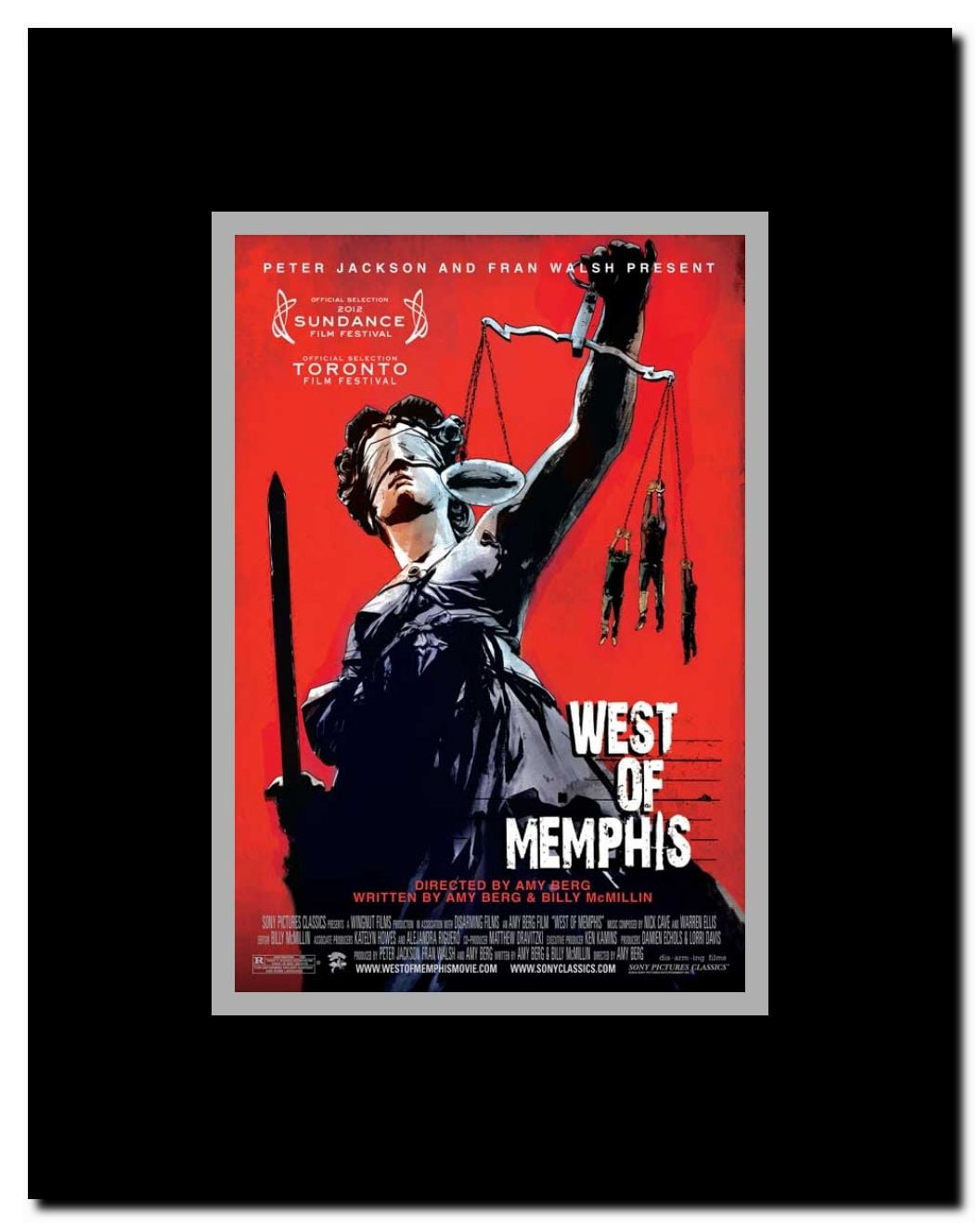 West of Memphis Framed Movie Poster